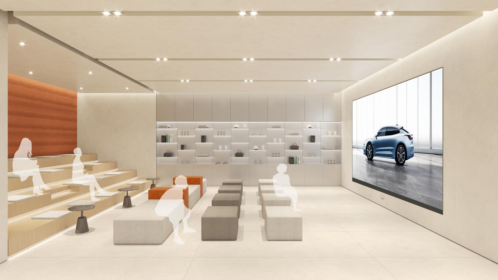 Link+ Architects | ZEEKR CENTER XI'AN IMAX PARK STORE